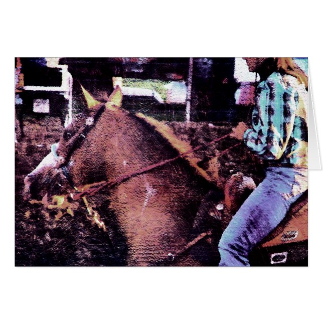 Cowgirl and Horse (Front Horizontal)