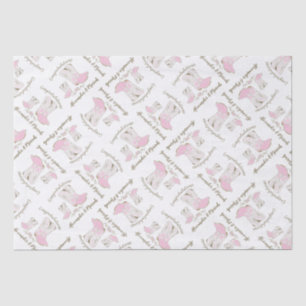 Cowgirl Baby Shower Country Western Pink Girl Tissue Paper
