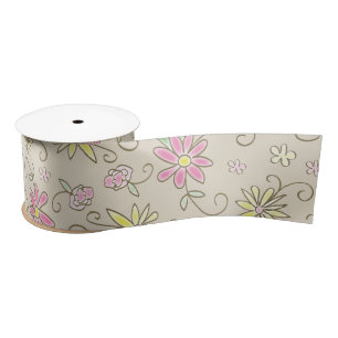 Cowgirl Baby Shower Satin Ribbon