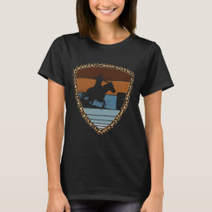 Cowgirl Barrel Racing Horseback Riding Rodeo Ropin T-Shirt