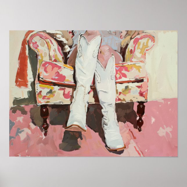 Cowgirl Boots Print (Front)