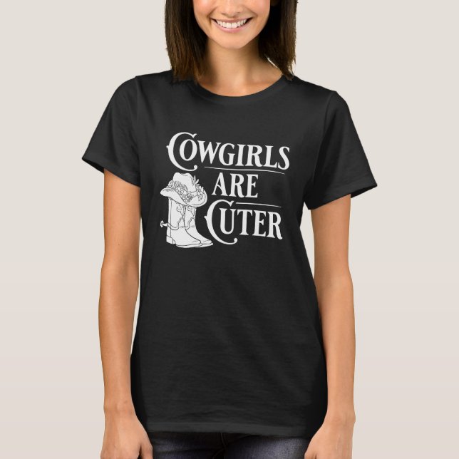 Cowgirl Boots Quotes Party Horse T-Shirt (Front)
