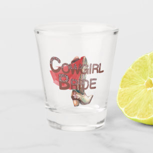 Cowgirl Bride, Bachelorette Party Shot Glass