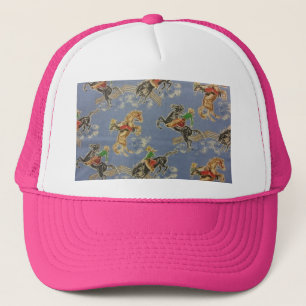 Cowgirl Bronc Rider Trucker Hat