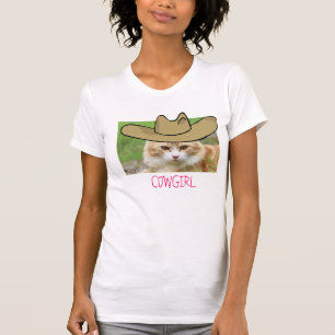 Cowgirl Cat Cowboy T-shirt, Cats Tees
