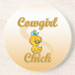 Cowgirl Chick Coaster
