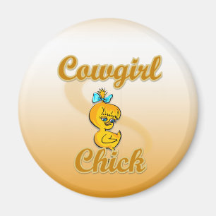 Cowgirl Chick Magnet
