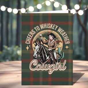 Cowgirl Christmas Holiday Card