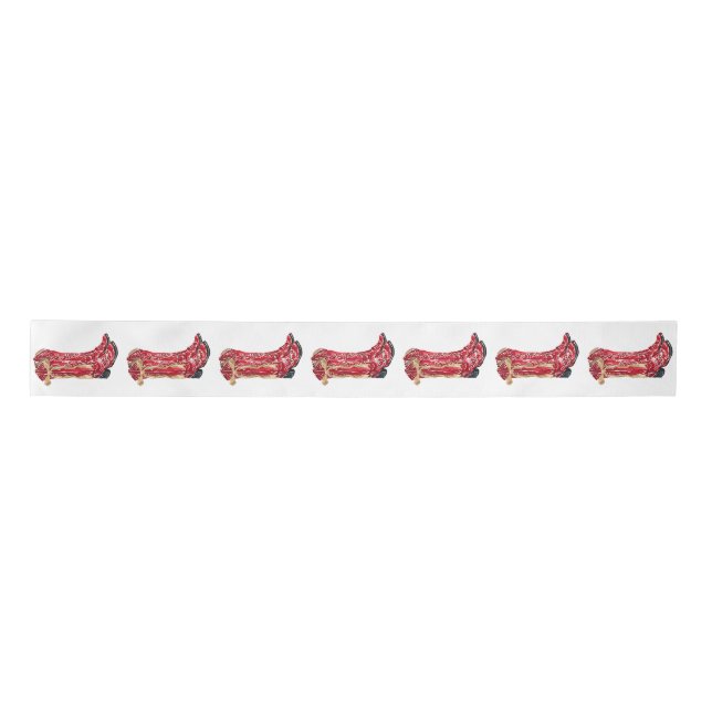 Cowgirl Christmas Satin Ribbon (Front)