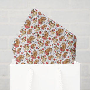Cowgirl Christmas Tissue Paper