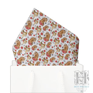 Cowgirl Christmas Tissue Paper