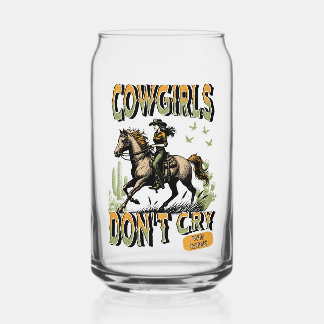 Cowgirl Coffee Glass Can