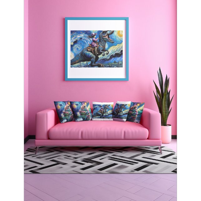 Cowgirl Comet - Celestial Dino Ride Poster (Creator Uploaded)