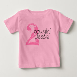 Cowgirl Customisable 2nd Birthday Tshirt