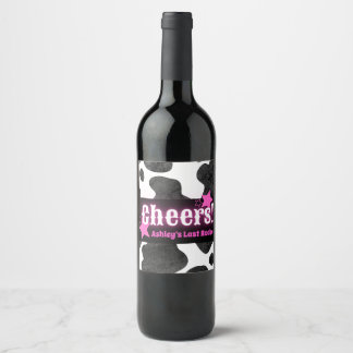 Cowgirl Disco Cheers  Wine Label