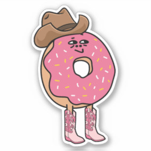 Cowgirl Doughnut, Funny Pink Sprinkles 