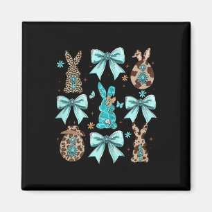 Cowgirl Easter, Turquoise Magnet
