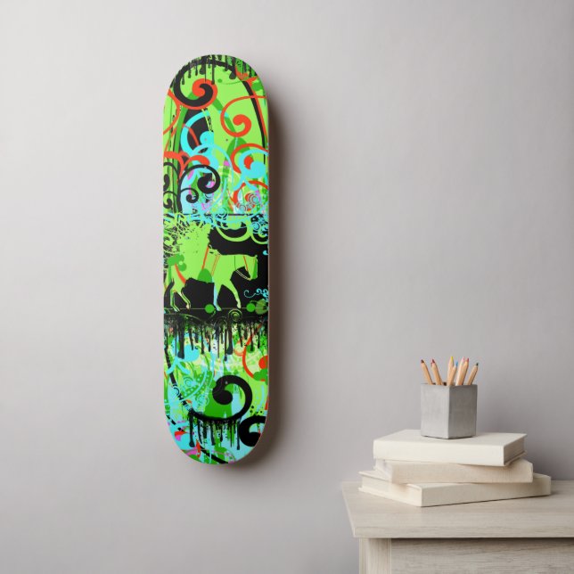 Cowgirl Grunge Skateboard (Wall Art)