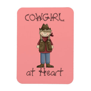 Cowgirl in Braids Premium Flexi Magnet