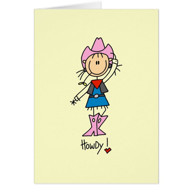 Cowgirl in Pink T-shirts and Gifts (Front)