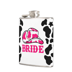 Cowgirl Last Rodeo Bachelorette Hip Flask