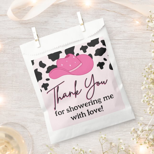 Cowgirl Last Rodeo Custom Thank You Favour Bag (Clipped)
