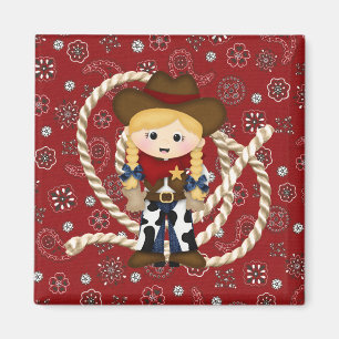 Cowgirl Magnet