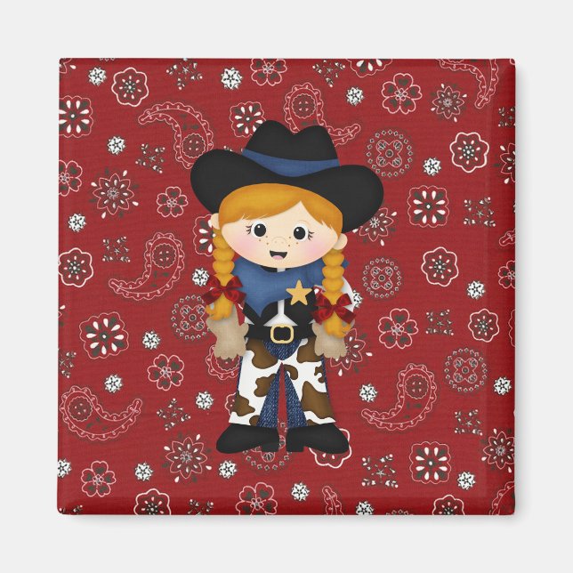 Cowgirl Magnet (Front)