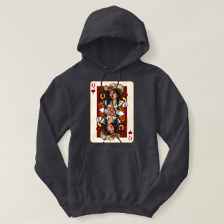 Cowgirl Midwest Queen of Hearts Card - Love Luck Hoodie