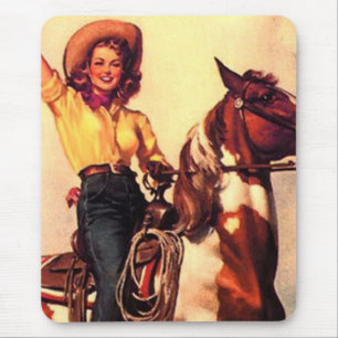 Cowgirl Mouse Pad