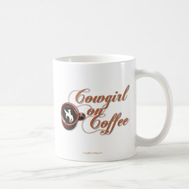 Cowgirl On Coffee COFFEE CUP (Right)