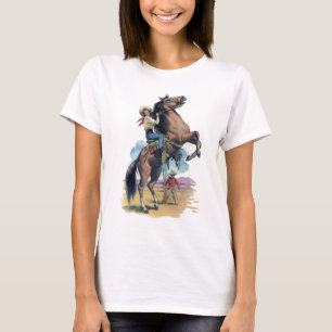 Cowgirl on Horse T-Shirt