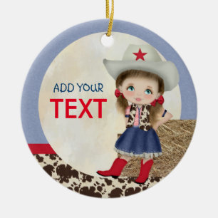Cowgirl Ornament