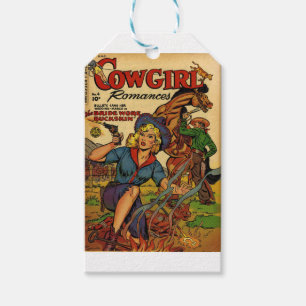 Cowgirl out on the Range Gift Tags