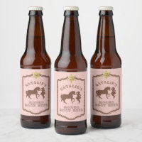 Cowgirl Party | Rodeo Root Beer Bottle Label