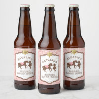 Cowgirl Party | Rodeo Root Beer Bottle Label