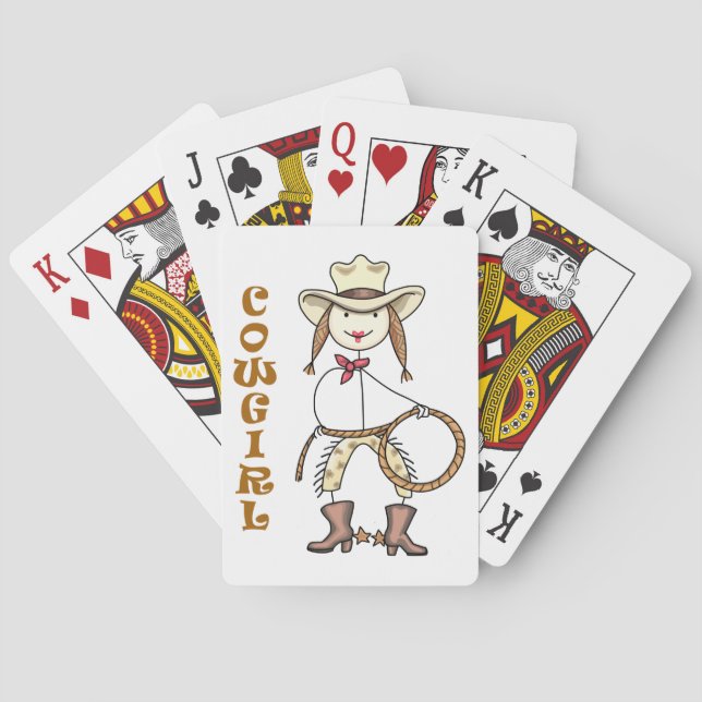 Cowgirl Playing Cards (Back)