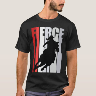 Cowgirl Purple Fierce Motivational Western Theme R T-Shirt