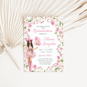 Cowgirl Quinceañera Invitation