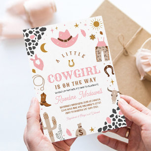 Cowgirl Rodeo Girl Southwestern Ranch Baby Shower  Invitation