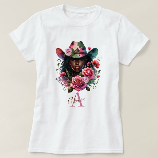 Cowgirl Rodeo T-Shirt (Design Front)