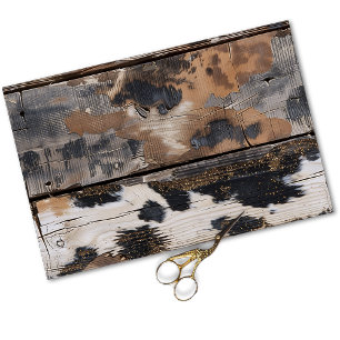 Cowgirl Rustic Western Chic Animal Decoupage Tissue Paper
