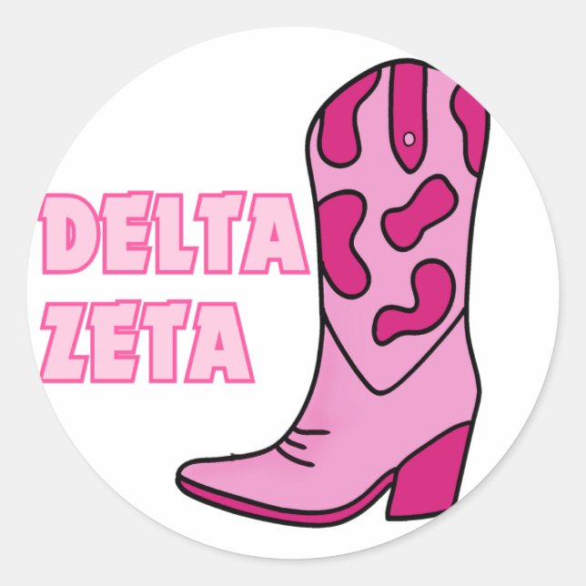 Cowgirl Sorority Sticker (Front)