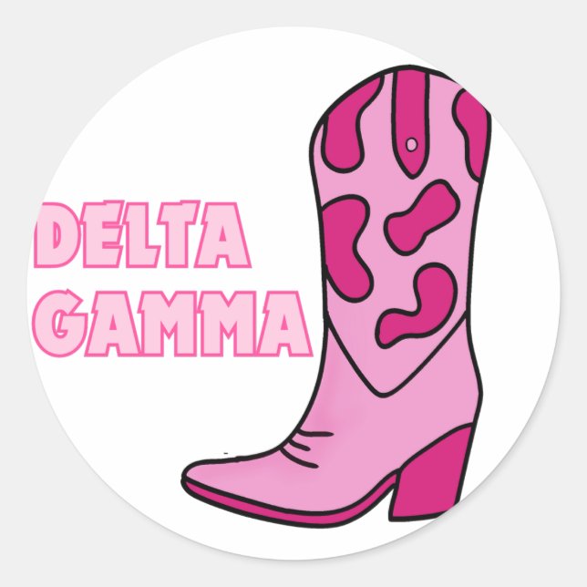 Cowgirl Sorority Sticker (Front)
