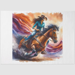 Cowgirl Speed Tissue Paper