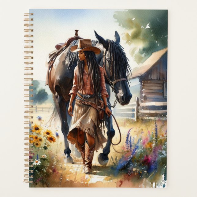 Cowgirl Spirit Western Planner (Front)