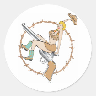 Cowgirl Sticker