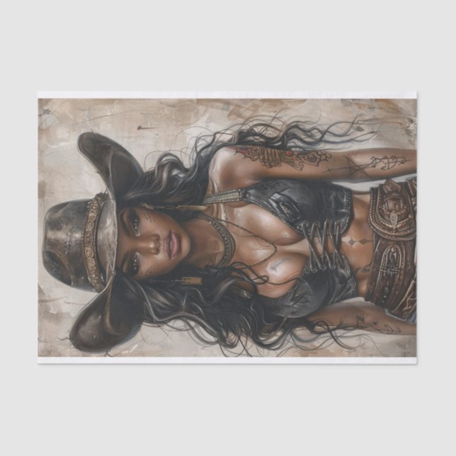 Cowgirl Vibes26 Tissue Paper (Front)