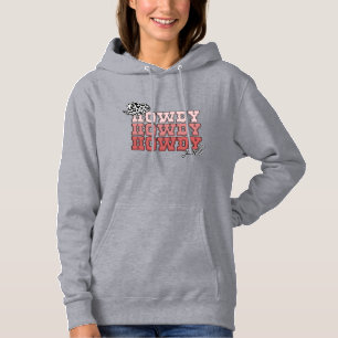 Cowgirl western hat Howdy Y'all rodeo Hoodie