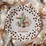 Cowgirl Wild West 1st Rodeo Ranch Birthday Party Paper Plate<br><div class="desc">Yee Haw! Cowgirls. The Wild West Rodeo Collection is a perfect blend of rustic charm and girlish glamour,  infusing the traditional cowgirl spirit with a touch of pink sophistication. Create a cohesive look with coordinating decor,  tableware,  and accessories.</div>